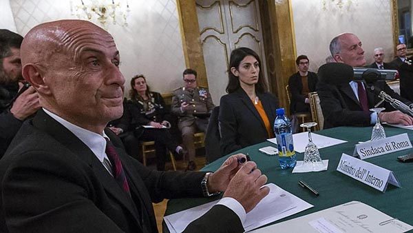 Il Ministro Minniti incontra Virginia Raggi