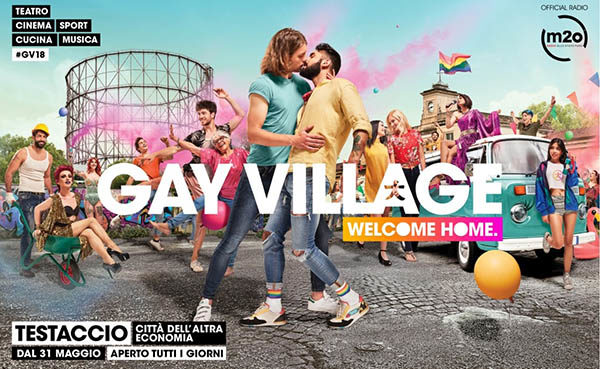 Gay Village torna a casa con una campagna pubblicitaria che diffonde Amore