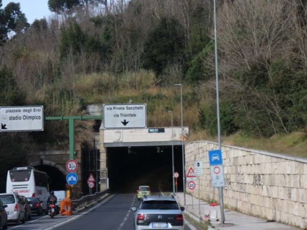 Dal 20 gennaio chiusa per lavori la “canna nord” della Galleria Giovanni XXIII