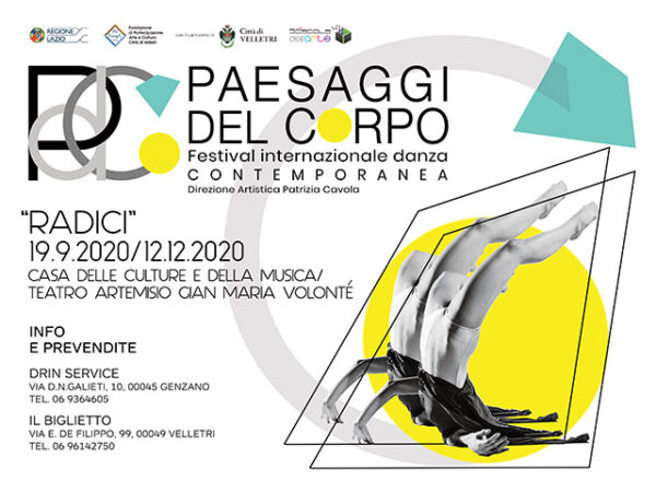 Festival Internazionale di Danza Contemporanea a Velletri (RM) dal 19 settembre al 12 dicembre