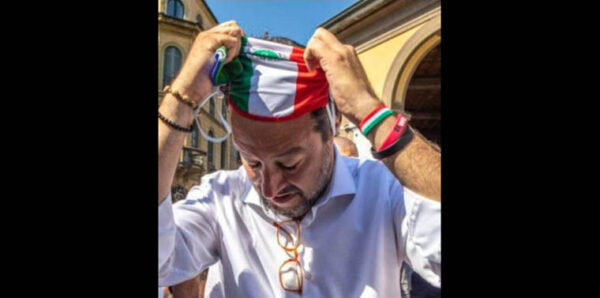 Salvini vuole convincere Draghi a togliere l’obbligo di mascherina così che nel caso di recrudescenza del virus possa dare la colpa a Draghi