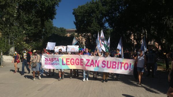 Ddl Zan, Gaynet: “Oggi protesta a Roma”
