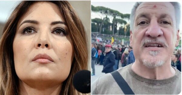 Selvaggia Lucarelli presa a testate da un No Vax (perché i liberticidi sono sempre gli altri)