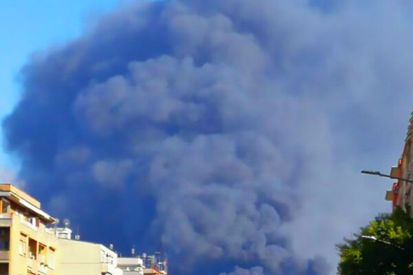 Incendi a Roma: valori di diossina superiore ai limiti