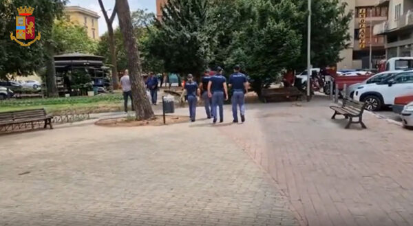 Operazione di Polizia in zona Trastevere