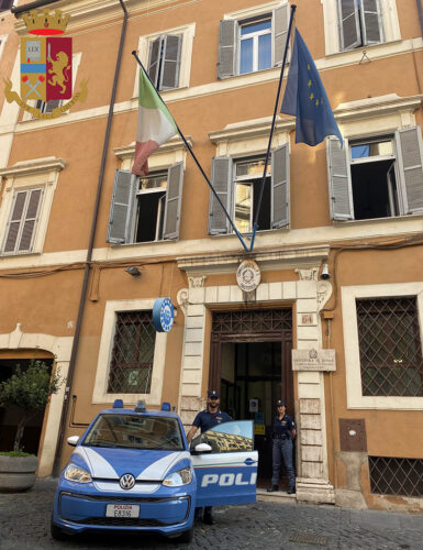 Roma. Polizia di Stato. Servizi per il week end a Trastevere