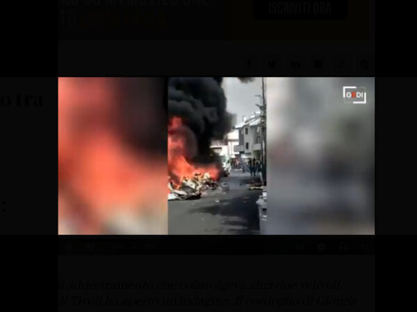 Tragedia a Guidonia, si scontrano due aerei dell’Aeronautica militare: morti i due piloti