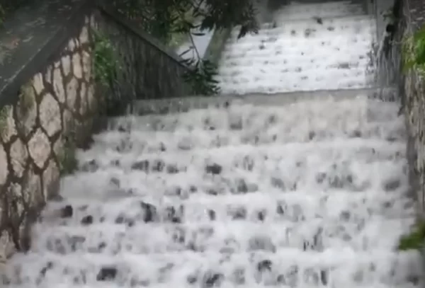 Nubifragio nella Valle dei Santi e pioggia di eccezionale intensità a Roma