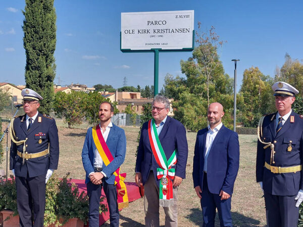 Roma. Un parco intitolato al fondatore della LEGO nel Municipio XIV