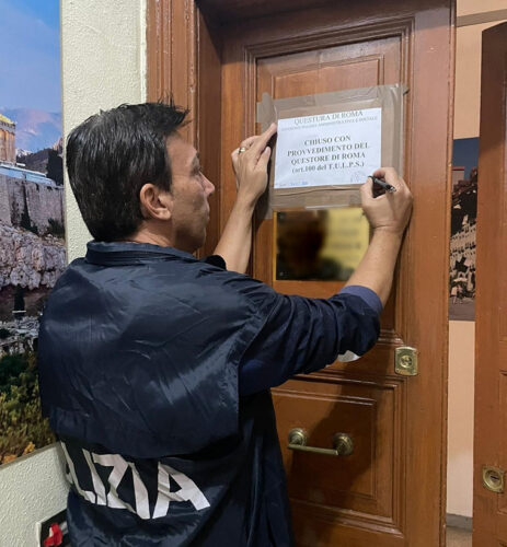 Roma. Controlli della Polizia di Stato alle strutture ricettive nell’area della stazione Termini