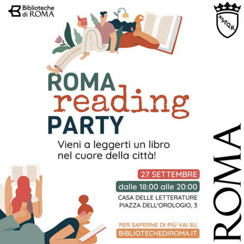 In arrivo il “Roma Reading Party”, il 27 settembre (ci saremo anche noi)