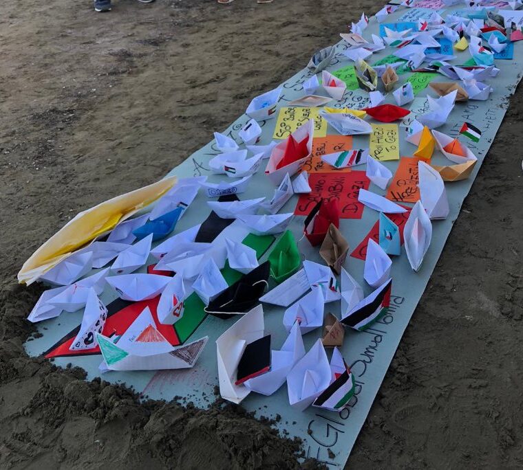 Rete No Bavaglio 2025 - 03 Barchette Anzio Gaza