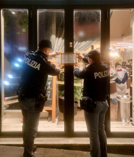Roma. Sequestrati dalla Polizia di Stato tre locali notturni